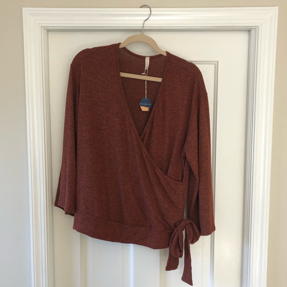 NWT - pink blush - nursing top